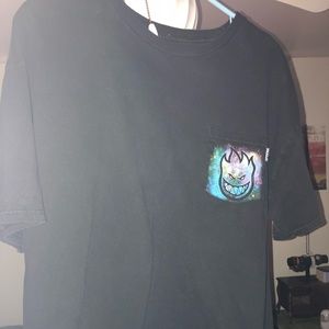 Men’s Spitfire Pocket T-Shirt Size XL Black